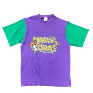1993 Mardi Gras New Orleans T-shirt Color Block Sz Medium